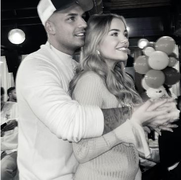 Laura Rypa with her fiance Pietro Lombardi